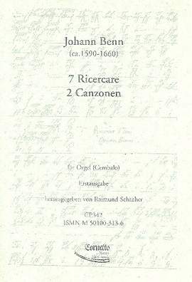 Benn, J M: 7 Ricercare 2 Canzonen