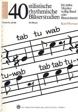 Pfortner, K: Tab tu wab - 40 stilistische rhythmische Bläserstudien