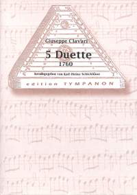 Clavari, G: 5 Duette um 1760