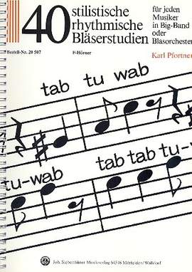 Pfortner, K: Tab tu wab - 40 stilistische rhythmische