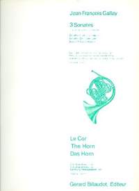 Gallay, J F: 3 Sonates