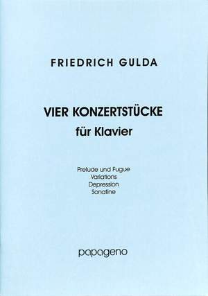Gulda, F: 4 Konzertstücke für Klavier
