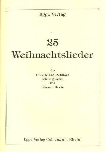25 Weihnachtslieder
