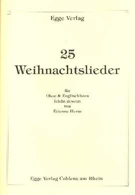 25 Weihnachtslieder
