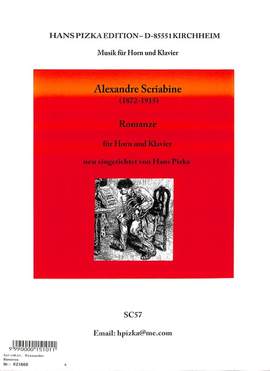 Scriabin, A: Romanze