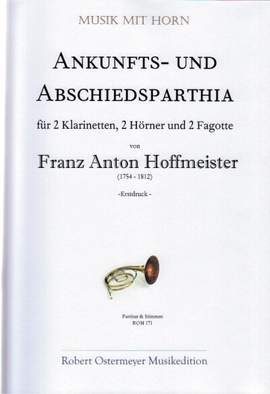 Hoffmeister, F A: Ankunfts + Abschiedsparthia