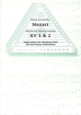 Mozart, W A: Allererste Klavierstücke KV 1 + KV 2