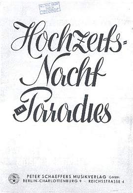 Schroeder, F: Hochzeitsnacht im Paradies