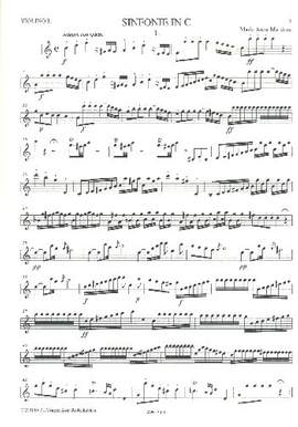 Martinez, M v: Sinfonie C-Dur