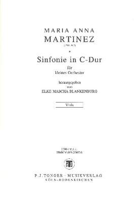 Martinez, M v: Sinfonie C-Dur