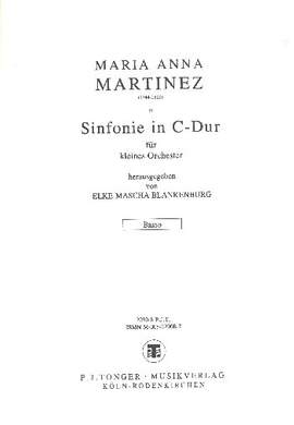 Martinez, M v: Sinfonie C-Dur