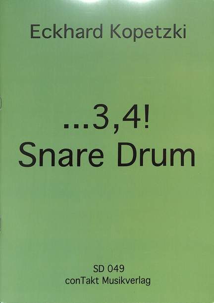 Kopetzki, E: 3 4 snare drum