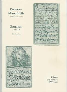 Mancinelli, D: Sonaten 1-3 op 3