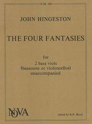 Hingeston, J: 4 Fantasies