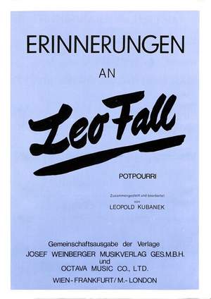 Fall, L: Erinnerungen an Leo Fall - Potpourri