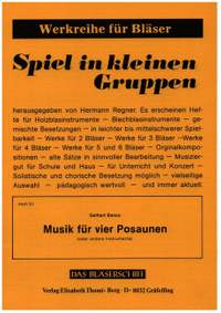 Banco, G: Musik für 4 Posaunen op 83