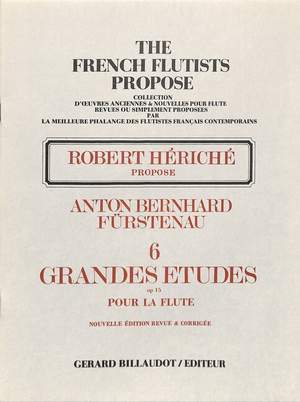 Fuerstenau, A B: 6 grandes Etudes op 15