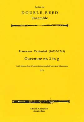 Venturini, F: Ouvertüre 3 g-moll