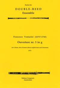 Venturini, F: Ouvertüre 3 g-moll