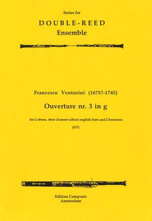 Venturini, F: Ouvertüre 3 g-moll