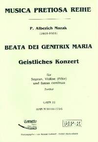 Mazak, A: Beata dei genitrix Maria