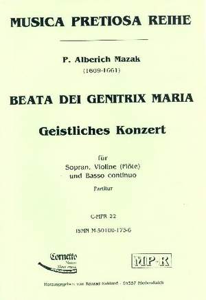 Mazak, A: Beata dei genitrix Maria