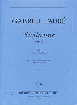 Fauré, G: Sicilienne op 78 (aus Pelleas et Melisande)