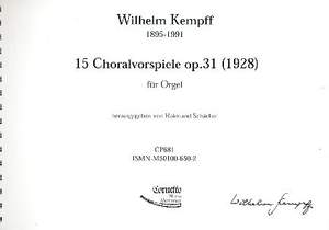 Kempff, W: 15 Choralvorspiele