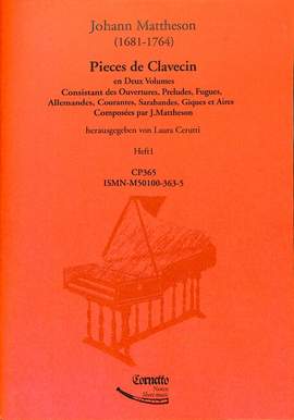 Mattheson, J: Pieces de clavecin 1