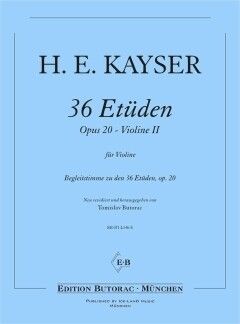 Kayser, H E: 36 Etüden 1 op. 20 Vol. 1