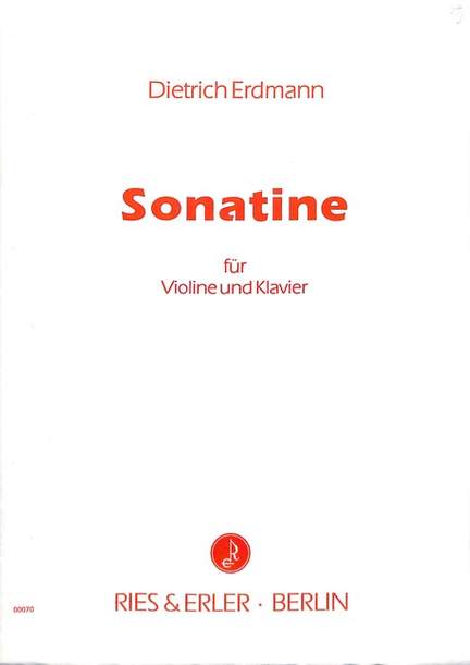 Erdmann, D: Sonatine