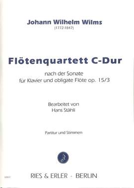 Wilms, J W: Quartett C-Dur nach der Sonate op 15/3