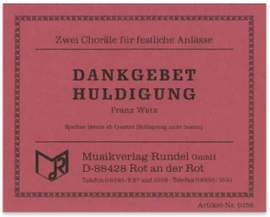 Watz, F: Dankgebet DN: Huldigung
