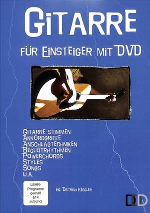 Kessler, D: Gitarre für Einsteiger mit DVD