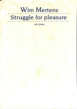 Mertens, W: Struggle for pleasure