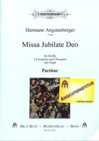 Angstenberger, H: Missa jubilate deo