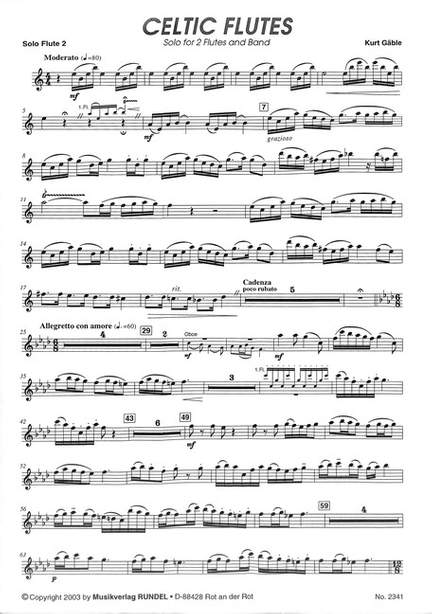 Gäble, K: Celtic flutes