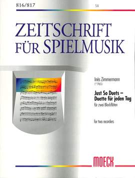 Zimmermann, I: Just so Duets - Duette für jeden Tag