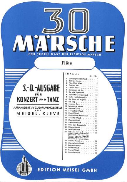 30 Märsche Für Salonorchester