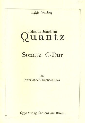 Quantz, J J: Sonate C-Dur
