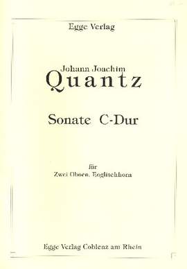 Quantz, J J: Sonate C-Dur