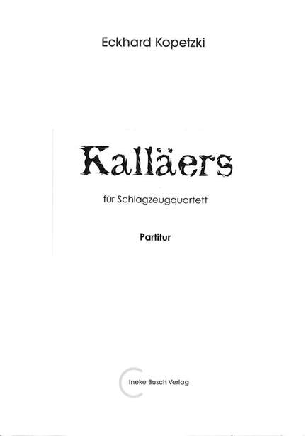Kopetzki, E: Kallaeers