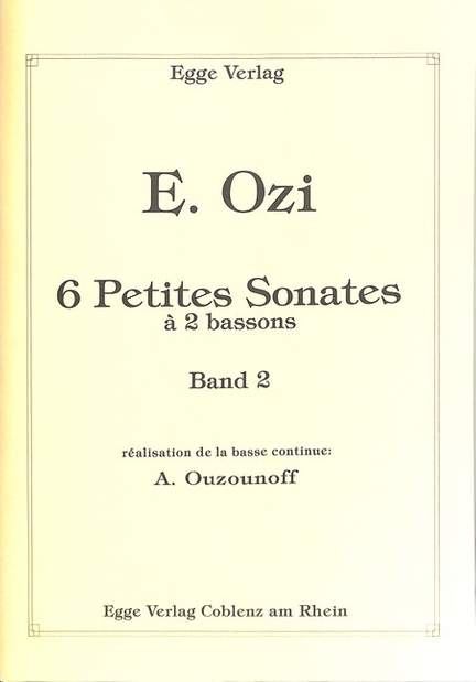 Ozi, E: 6 petites Sonates 2