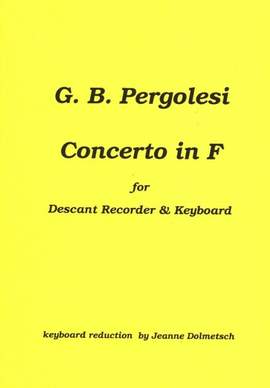 Pergolesi, G B: Concerto in F