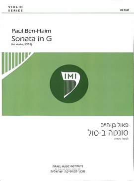 Ben-Haim, P: Sonata in G