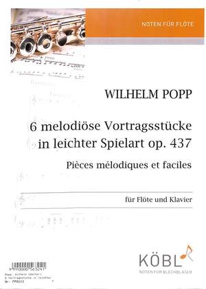 Popp, W: 6 Vortragsstücke in leichter Spielart op 437