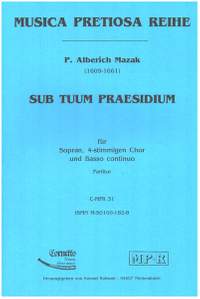 Mazak, A: Sub tuum praesidium