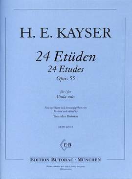 Kayser, H E: 24 Etüden op 55