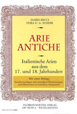 Becci, D: Arie antiche - 56 italienische Arien aus dem 17 + 18 Jahrhundert
