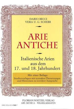 Becci, D: Arie antiche - 56 italienische Arien aus dem 17 + 18 Jahrhundert